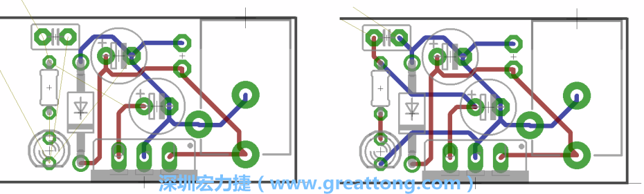 2.3. 下一步，進(jìn)行布線并連接各個(gè)電源供應(yīng)的連結(jié)點(diǎn)。